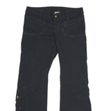 ATHLETA Womens Polyamide Blend Black Regular Fit Straight Leg Trousers W30 L30