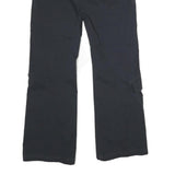 ATHLETA Womens Polyamide Blend Black Regular Fit Straight Leg Trousers W30 L30