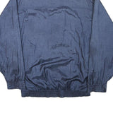 ALUMCOTT Mens Blue Nylon Jacket XL Polyester Blend Zip Closure Lightweight