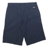 DICKIES Mens Shorts Blue Casual Cotton Blend M W32 Workwear Durable