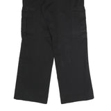 DICKIES Mens Polyester Blend Black Regular Cargo Trousers W34 L32 Workwear Zip