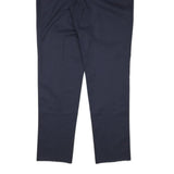 DICKIES Mens Cotton Blend Navy Relaxed Straight Trousers W32 L37 Workwear