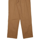 PETER HOLM Womens Cotton Blend Brown Regular Fit Straight Trousers W27 L32