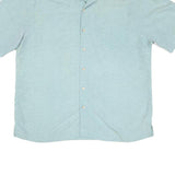 BATICK BAY Mens Blue Rayon Shirt XL Casual Button Down Summer