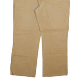 DICKIES Mens Jeans Beige Regular Straight Denim W40 L30 Cotton Blend Zip