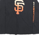 FANATICS Mens Black San Francisco Baseball Long Sleeve Crew Neck XL Cotton Blend