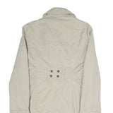 ESPRIT Womens Beige Button Jacket UK 10 Polyester Blend Classic Timeless