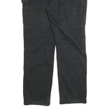 CARHARTT Mens Relaxed Black Cotton Blend Relaxed Leg Trousers W36 L32 Workwear