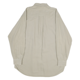 NAUTICA Mens Beige Button Down Shirt XL Cotton Classic Long Sleeve Casual