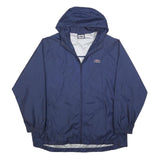 UMBRO Mens Navy Blue Hooded Zip Up Polyester Jacket 2XL Sportswear Light