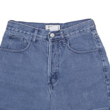 GUESS Womens Denim Blue Casual Shorts S W28 High Waist Classic Fit
