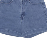 GUESS Womens Denim Blue Casual Shorts S W28 High Waist Classic Fit