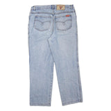 GOLD RIVER Mens Jeans Blue Regular Straight Denim Light W34 L28 Casual Classic