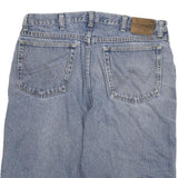 WRANGLER Mens Blue Denim Casual Shorts XL W32 Cotton Blend Relaxed Fit