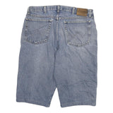 WRANGLER Mens Blue Denim Casual Shorts XL W32 Cotton Blend Relaxed Fit