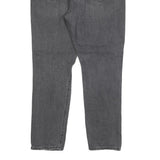 LEVI'S 501S Mens Jeans Black Slim Straight Denim Medium W32 L28 Distressed