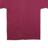 TOUGH TEE Mens Maroon Devil Mountain Run Graphic T-Shirt L Short Sleeve Crew