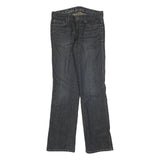 CALVIN KLEIN JEANS Womens Regular Fit Dark Blue Denim Jeans W28 L32 Stylish Zip