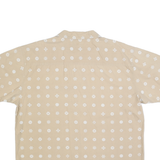 LEVI'S Mens Beige Shirt XL Cotton Blend Short Sleeve Casual Summer