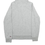 LEVI'S Mens Grey Hoodie S Cotton Pullover Casual Logo Print Drawstring