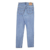 WRANGLER Womens Jeans Blue Slim Skinny Denim Light W34 L27 Stylish Button Fly