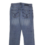 CALVIN KLEIN JEANS Mens Blue Regular Straight Denim Medium W31 L32 Classic Style