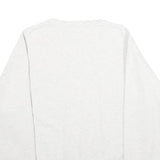 CHAMPION Mens Grey Fountain Valley Crew Neck L Cotton Blend Pullover Sweatshirt