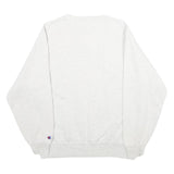 CHAMPION Mens Grey Fountain Valley Crew Neck L Cotton Blend Pullover Sweatshirt