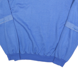 Mens Blue Cotton Blend Running Jeans V-Neck Sweatshirt M Casual Pullover