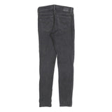 LEVI'S 711 Womens Jeans Black Slim Skinny Denim Medium W25 L28 Stylish
