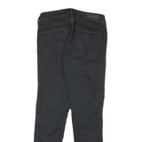 CALVIN KLEIN JEANS Womens Black Slim Skinny Denim Rinse W26 L25 Zip Closure