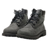 TIMBERLAND Lace-Up Boots Grey Leather Womens UK 5.5