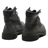 TIMBERLAND Lace-Up Boots Grey Leather Womens UK 5.5