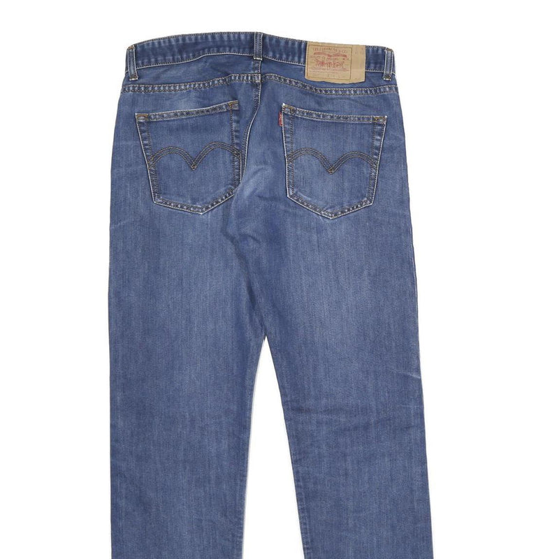 LEVI'S 501 Mens Jeans Blue Classic Straight Denim Medium W34 L34 Button