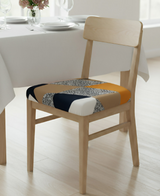 Anyseat Multi Color Diagonal Print Chair Cover – Stretch Washable Removable Seat Cover for Dining & Kitchen