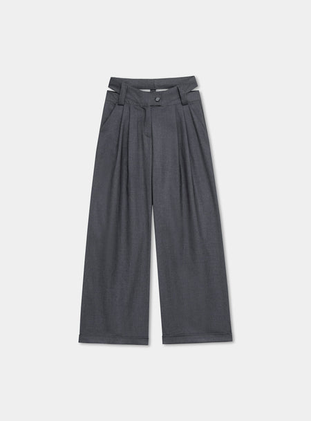 SMITH GREY TAILORED PANTS