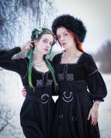 Bishop Sleeve Maxi Dress (Reversible)