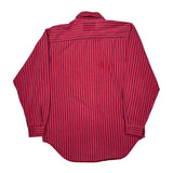 Levis Striped Shirt - Medium Red Cotton