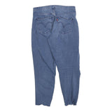 LEVI'S Womens Blue Slim Skinny Denim Medium W26 L23 Zip Cotton Blend Jeans