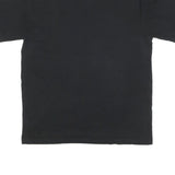 DICKIES Mens Black Plain T-Shirt XL Short Sleeve Crew Neck Cotton Blend Workwear