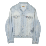 LEE Mens Blue Denim Jacket XL Cotton Classic Button Closure Casual Vintage