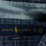 Ralph Lauren Slim Fit Shirt - XL Blue Cotton