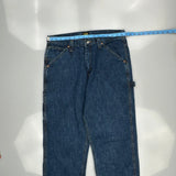 Lee Carpenter Jeans - 33W 35L Blue Denim