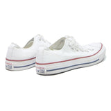 CONVERSE Chuck Taylor Womens Low Top Trainers White Canvas UK 5.5 Classic Casual
