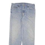 CARHARTT Mens Regular Fit Blue Denim Jeans Zip W38 L35 Classic Cotton Blend