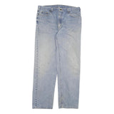 CARHARTT Mens Regular Fit Blue Denim Jeans Zip W38 L35 Classic Cotton Blend