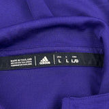 Adidas Football Shirt - Large Purple Polyester