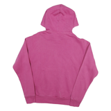 REEBOK Mens Pink Hoodie S Cotton Blend Pullover Comfort Casual Sportswear