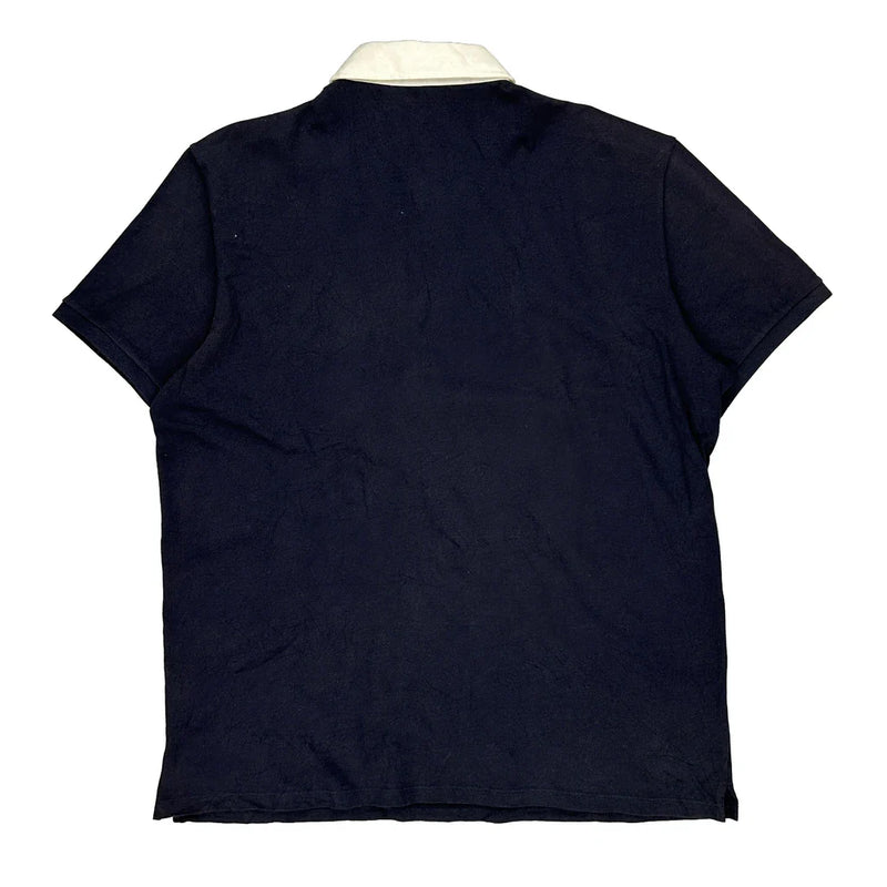 Armani Exchange Polo Shirt - 2XL Navy Cotton