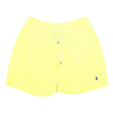 POLO RALPH LAUREN Mens Yellow Casual Shorts M W30 Polyester Blend Swimwear